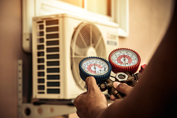 Professional Hvac Repair technician working in Montgomery Village, MD
